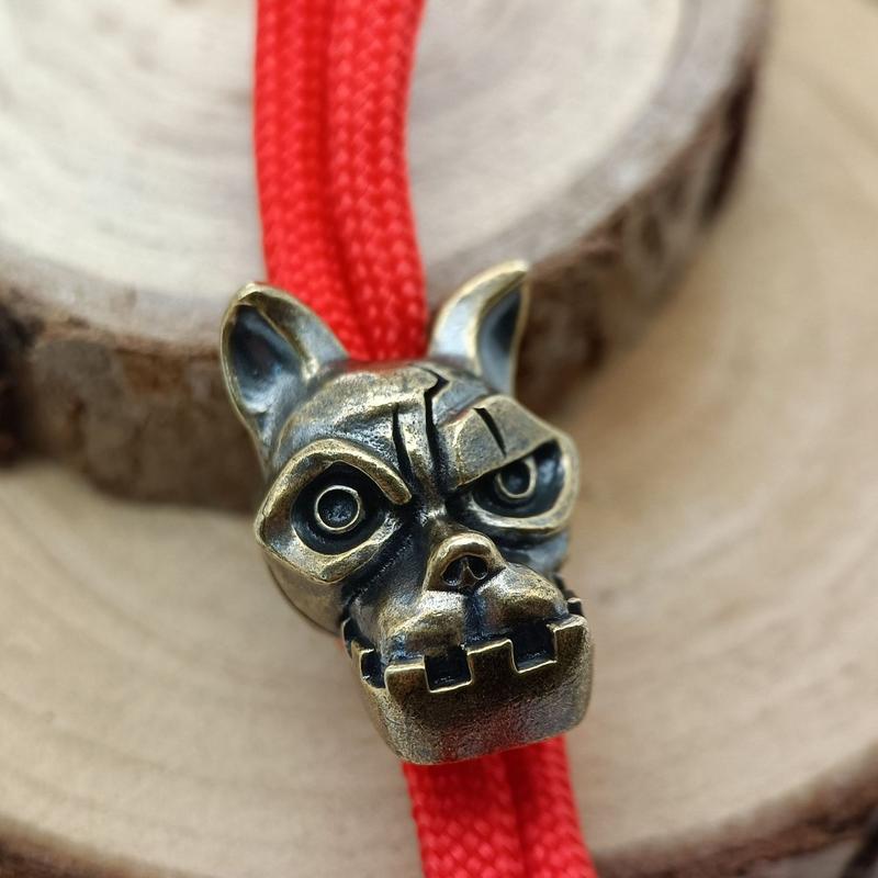 Bulldog Head Brass Knife Bead  - đánh giá và giá Edc Carry Kit