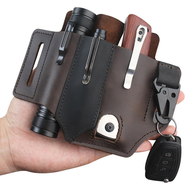 Leather EDC Tool Pouch Outdoor - đánh giá và giá Edc Everyday Carry