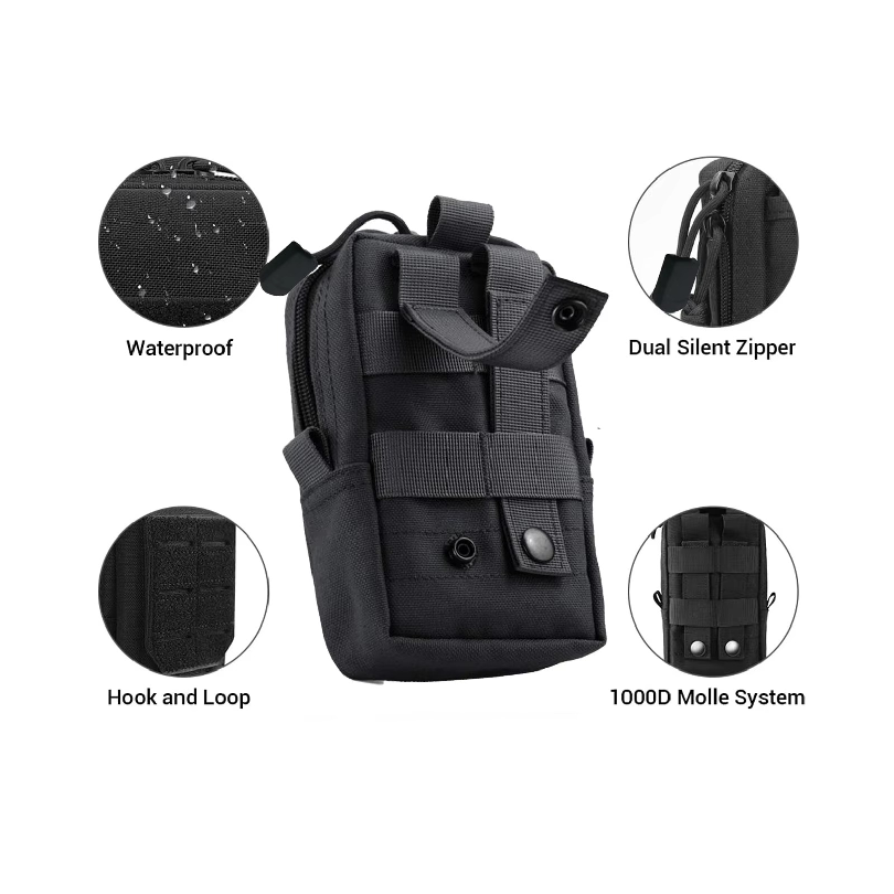 Tactical Molle Pouch Waist Bag - đánh giá và giá Edc Everyday Carry