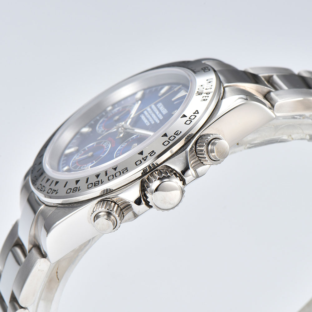 39mm Silver Watch VK63 Movemen - đánh giá và giá Watch Winder Compact