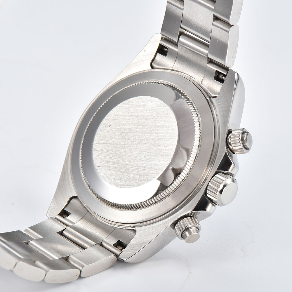 39mm Silver Watch VK63 Movemen - đánh giá và giá Watch Winder Compact