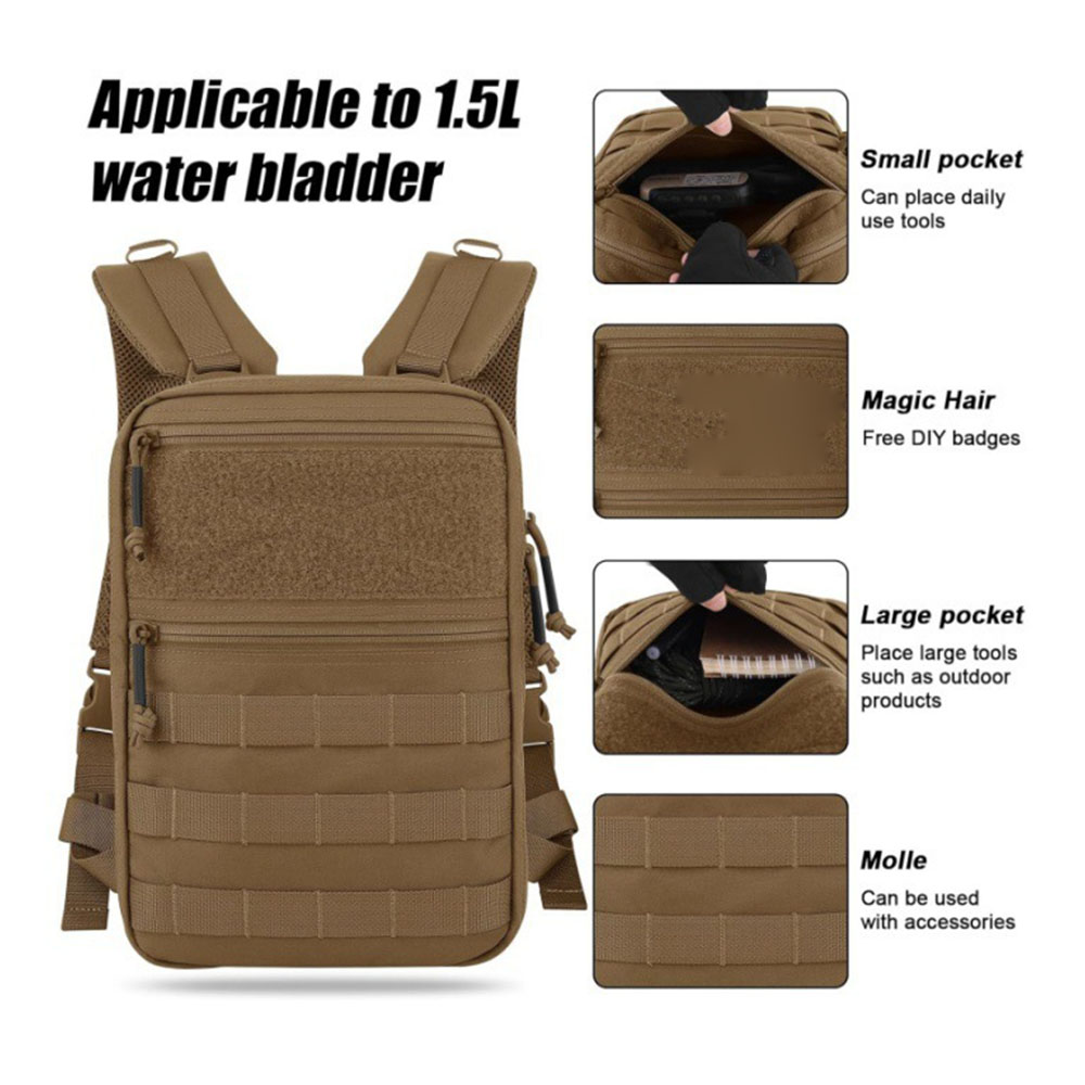 Tactical MOLLE Backpack Waterp - đánh giá và giá Edc Carry Kit